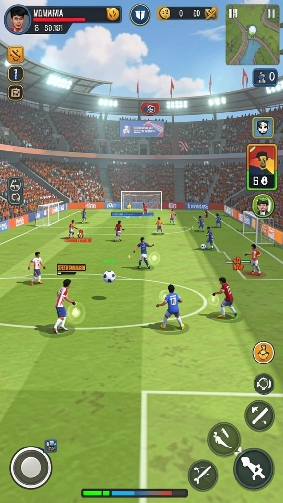 666f - Tampilan awal permainan dengan grafik menarik.