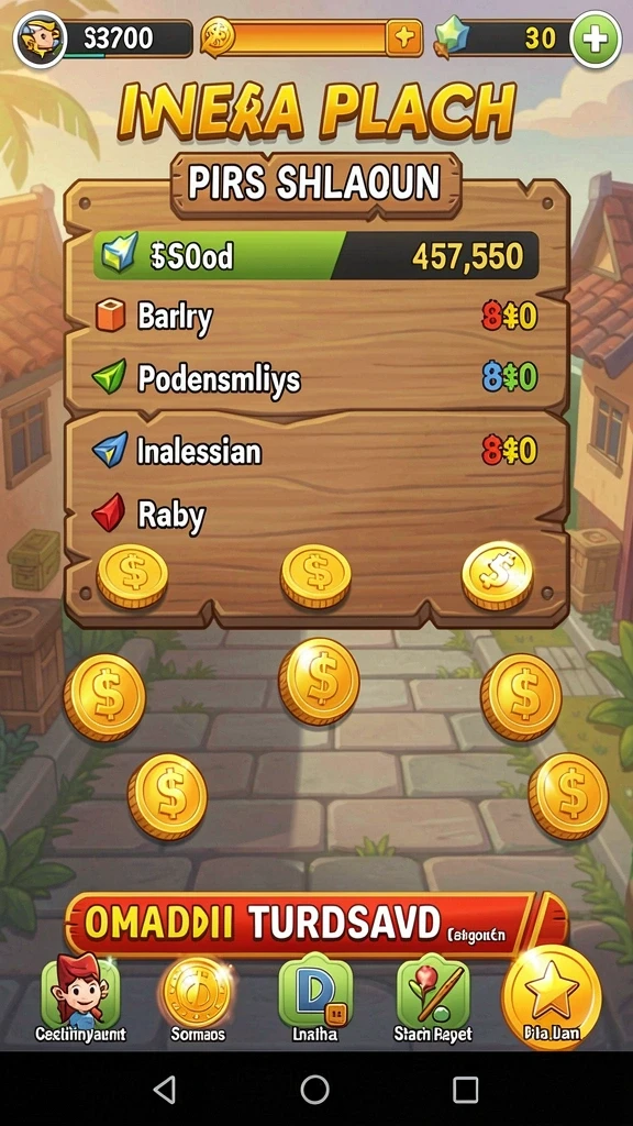 arena333 - Screenshot dari salah satu level yang menantang dan penuh warna.