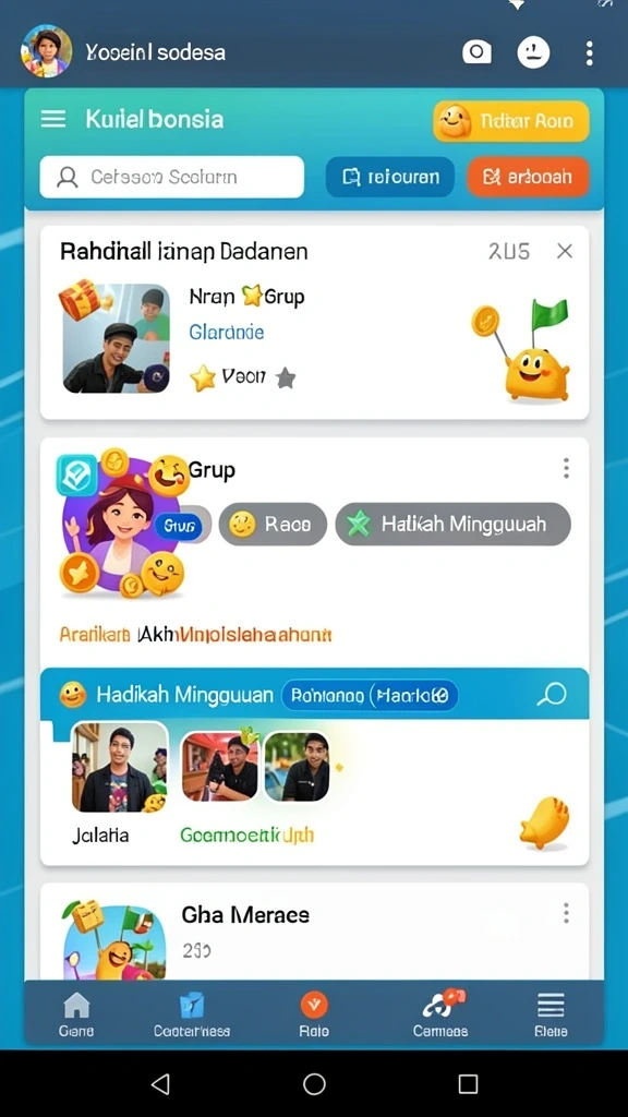 katawin - Leaderboard yang memungkinkan kompetisi antar pemain.