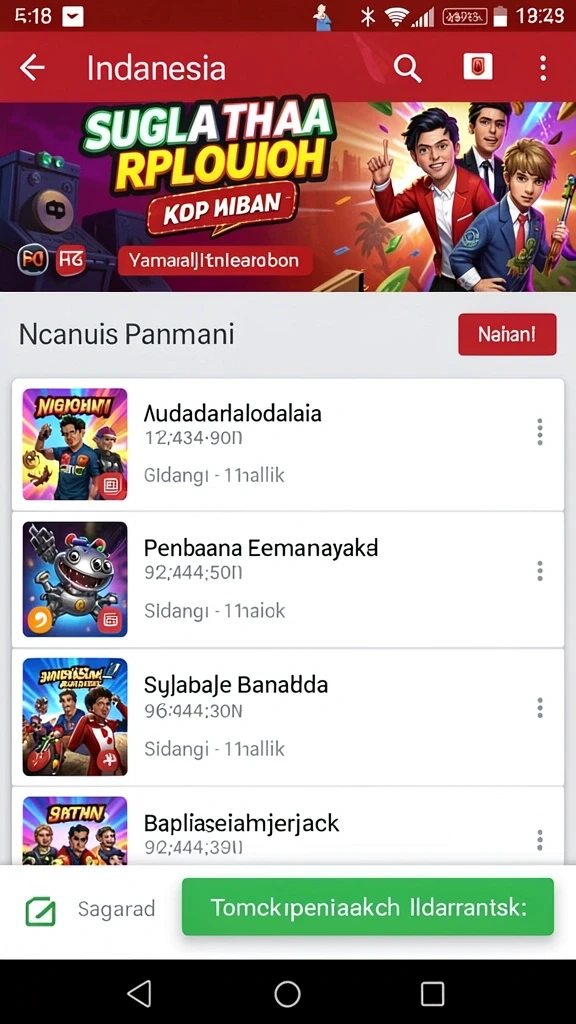 magnet33 - Layar utama yang menarik dan responsif.