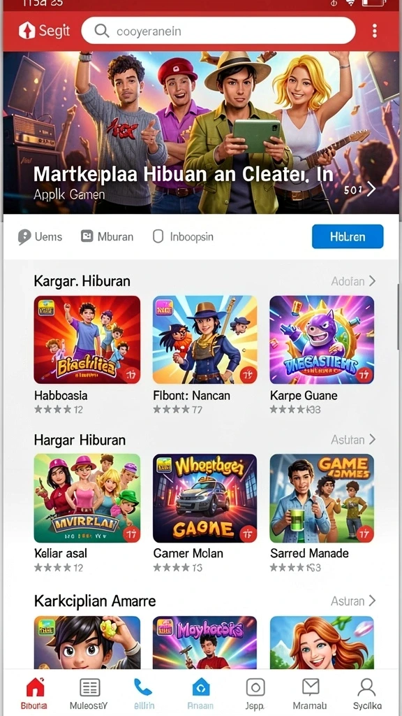 ollo4d - Fitur chat untuk berinteraksi dengan pemain lain.