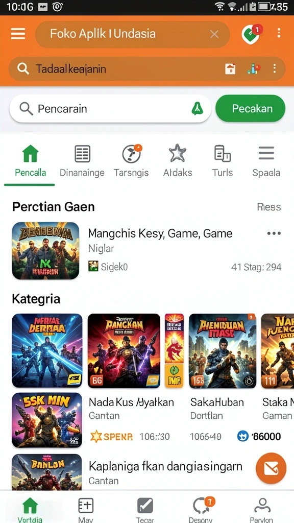 zortoto - Antarmuka aplikasi yang ramah pengguna.