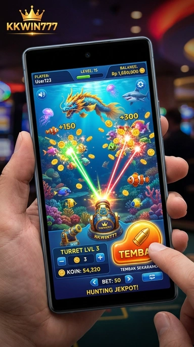 Layar utama kkwin777 — antarmuka bersih setelah instalasi